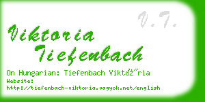 viktoria tiefenbach business card